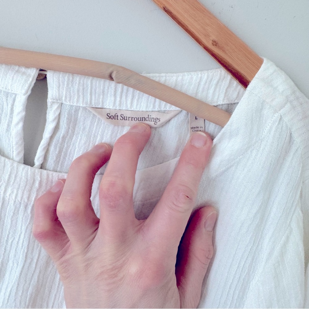Soft Surroundings Oceo Gauze Tunic - Picture 7 of 14